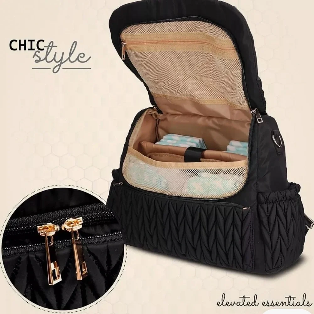 Brand New Luxury Diaper Bag Backpack & Changing Pad